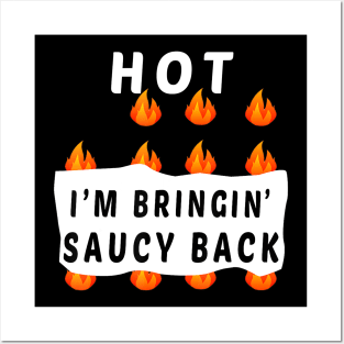 HOT SAUCES I'm Bringin' Saucy back Group Halloween Costumes Posters and Art